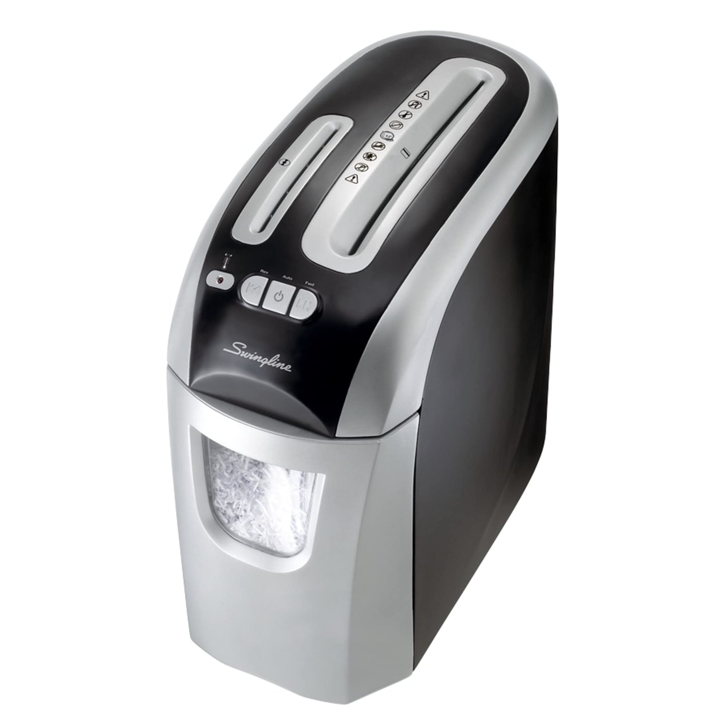 GBC Paper Shredder, 12 Sheet Capacity, Super Cross-Cut, 1 User, Personal, EX12-05 (1757390) , Black/Silver