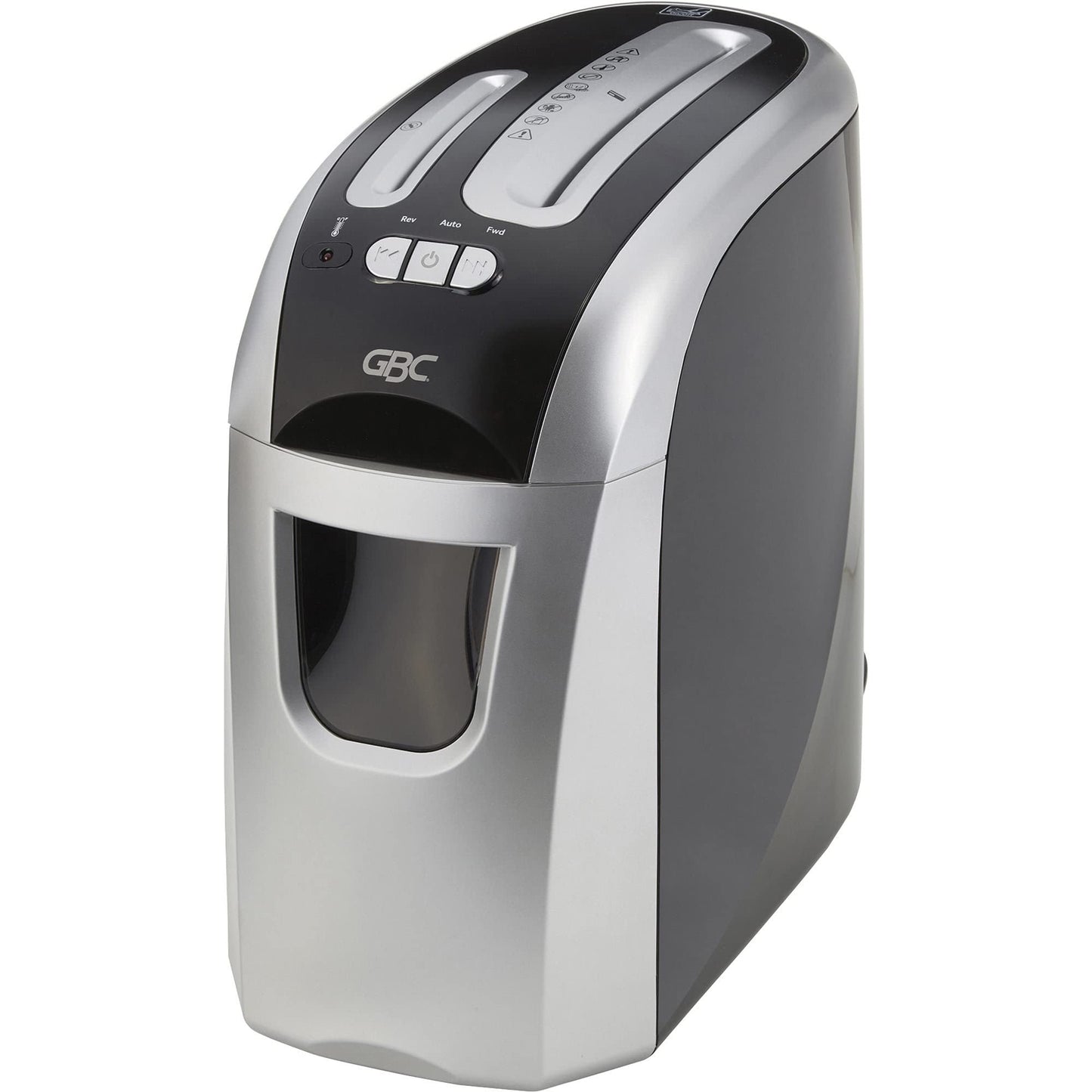 GBC Paper Shredder, 12 Sheet Capacity, Super Cross-Cut, 1 User, Personal, EX12-05 (1757390) , Black/Silver