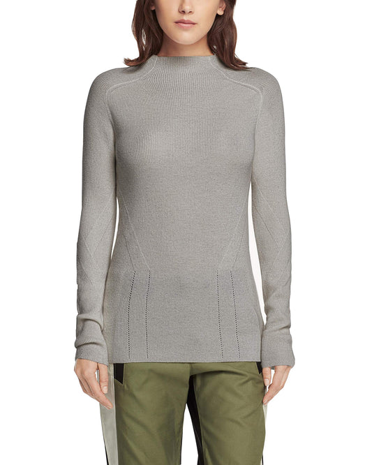 rag & bone Natasha Cashmere Turtleneck Sweater (Pale Heather, X-Small)